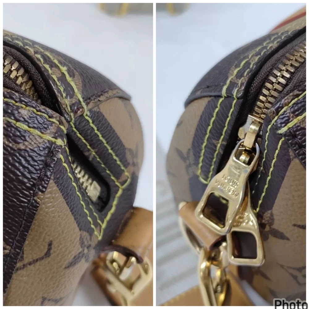 Auth LOUIS VUITTON X NIGO Reverse Monogram  City Keepall Bandouliere